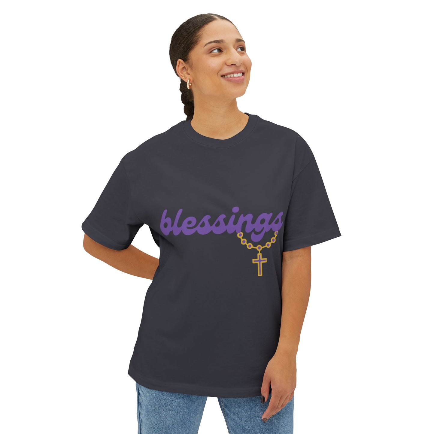 "Blessings" Unisex Oversized Tee