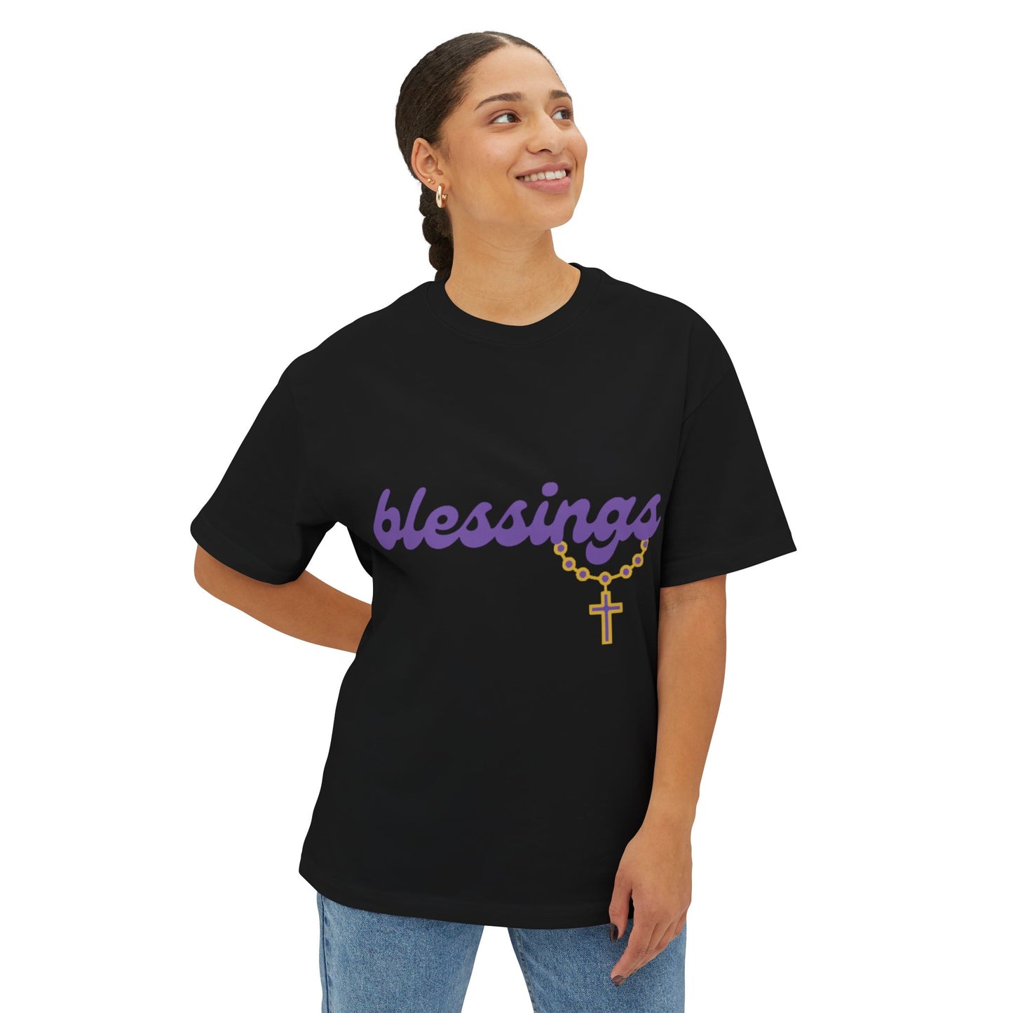 "Blessings" Unisex Oversized Tee